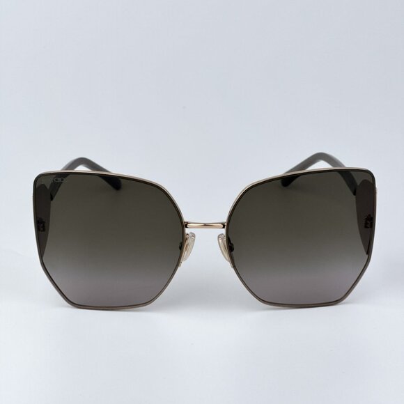 Jimmy Choo Women Gold Mud Brown Butterfly BRAND NEW SUnglasses RIVER/S 0763 - Picture 8 of 11